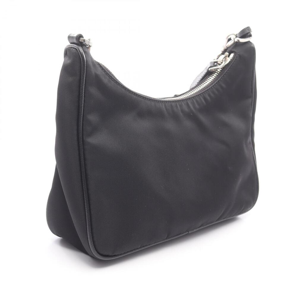 Prada Edition Shoulder Black Saffiano Re Leather Bag Black